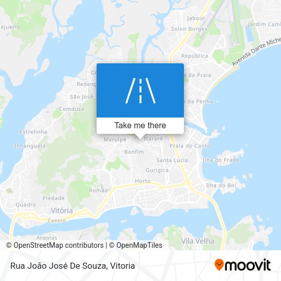 Rua João José De Souza map