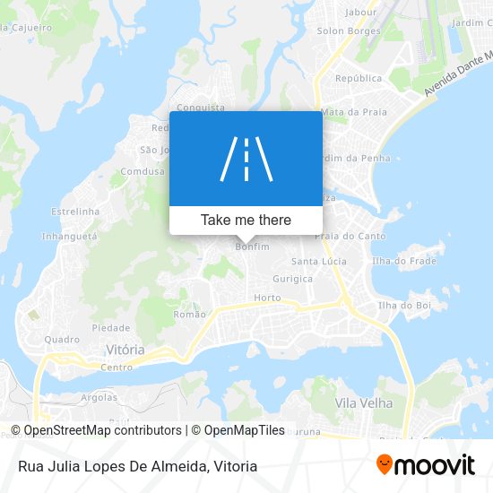Rua Julia Lopes De Almeida map