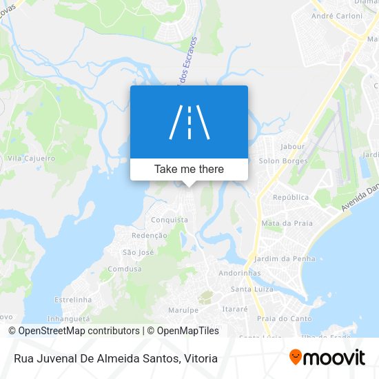 Rua Juvenal De Almeida Santos map