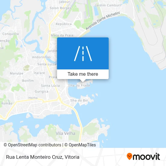 Rua Lenta Monteiro Cruz map