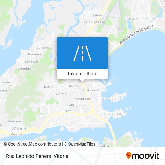 Rua Leonido Pereira map