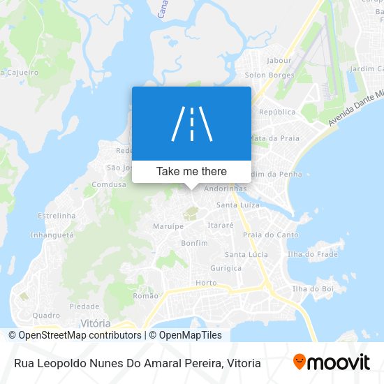 Rua Leopoldo Nunes Do Amaral Pereira map