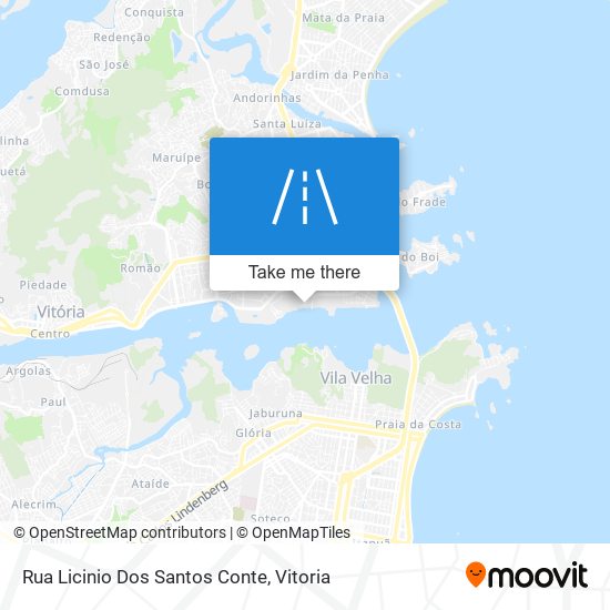 Rua Licinio Dos Santos Conte map