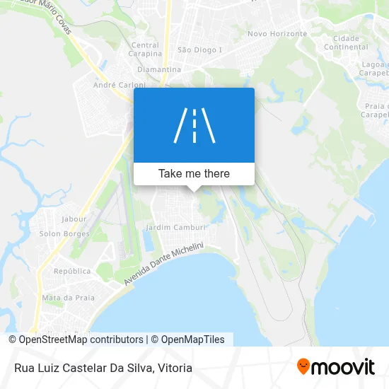 Rua Luiz Castelar Da Silva map