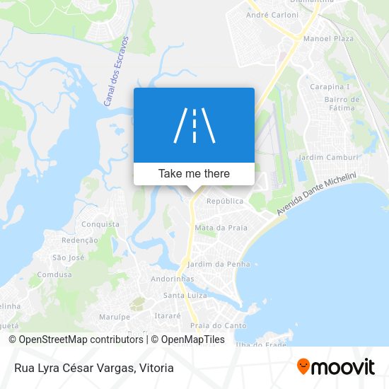 Rua Lyra César Vargas map
