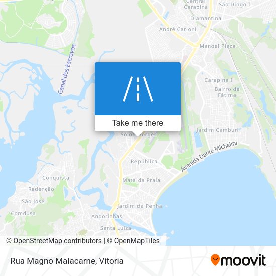 Rua Magno Malacarne map