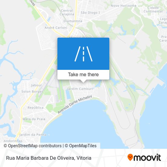 Rua Maria Barbara De Oliveira map