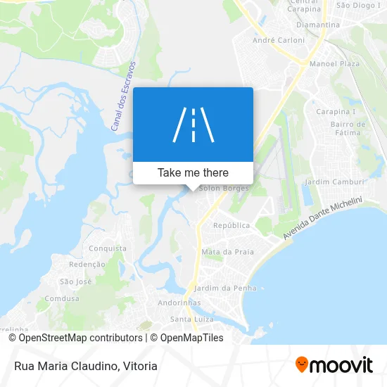 Rua Maria Claudino map