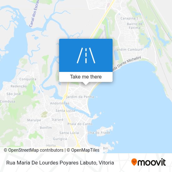 Rua Maria De Lourdes Poyares Labuto map