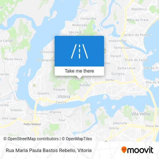Rua Maria Paula Bastos Rebello map