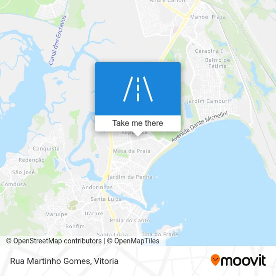 Rua Martinho Gomes map