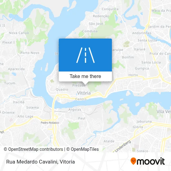 Rua Medardo Cavalini map