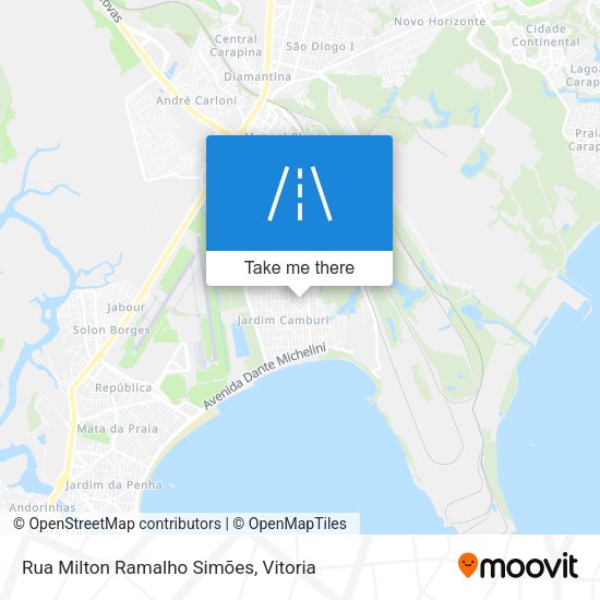 Rua Milton Ramalho Simões map