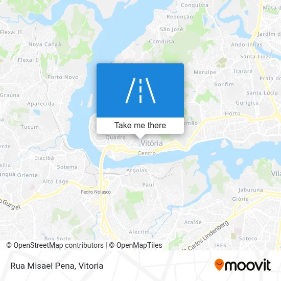 Rua Misael Pena map