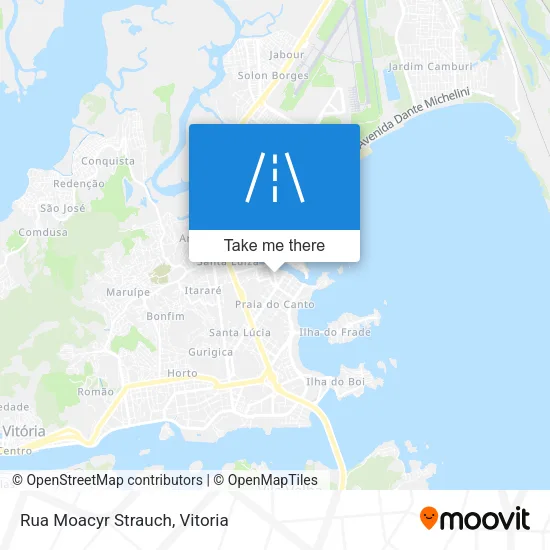 Rua Moacyr Strauch map