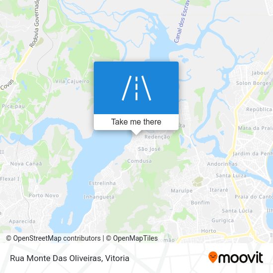 Rua Monte Das Oliveiras map