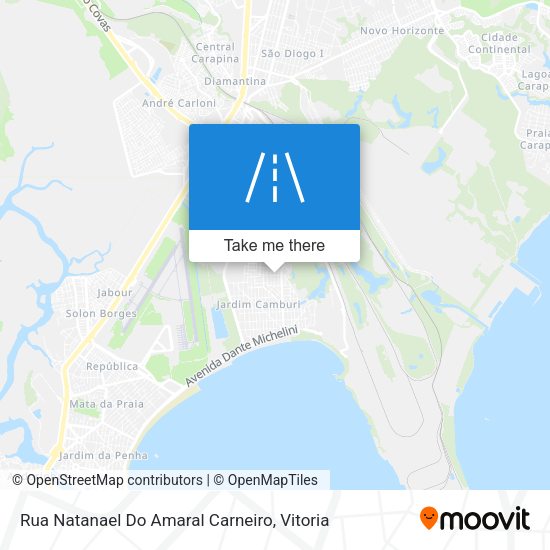 Rua Natanael Do Amaral Carneiro map