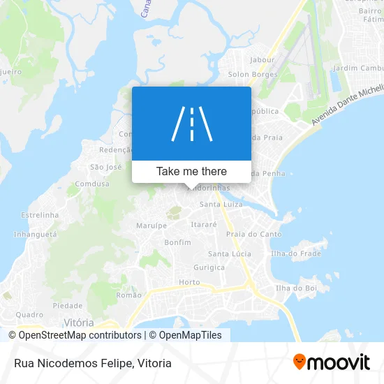 Rua Nicodemos Felipe map