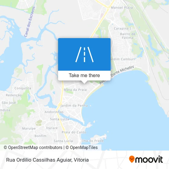 Rua Ordilio Cassilhas Aguiar map