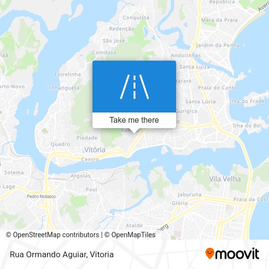 Rua Ormando Aguiar map