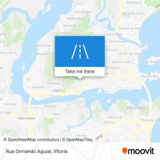 Rua Ormando Aguiar map