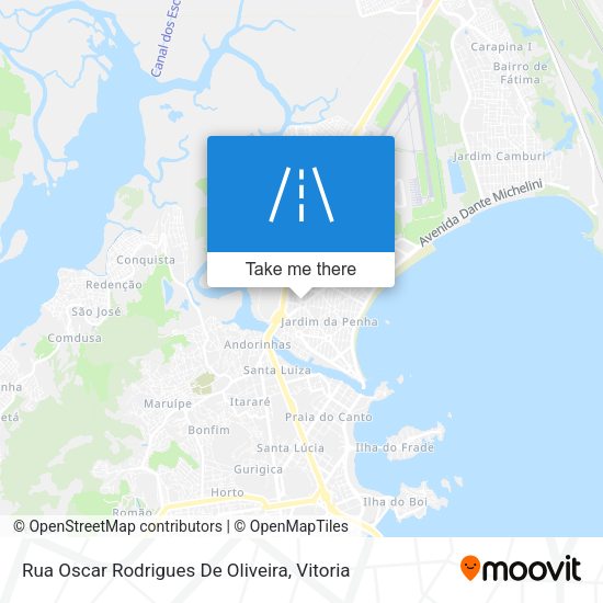 Rua Oscar Rodrigues De Oliveira map