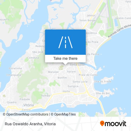 Rua Oswaldo Aranha map
