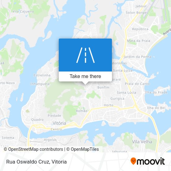 Rua Oswaldo Cruz map