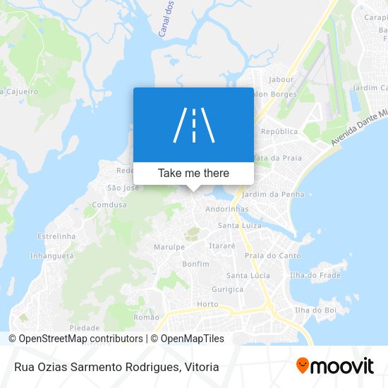 Rua Ozias Sarmento Rodrigues map