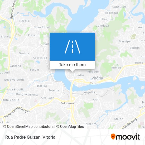 Rua Padre Guizan map