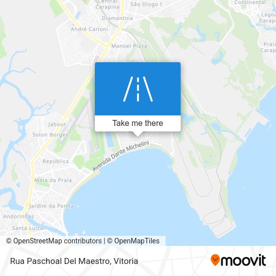 Rua Paschoal Del Maestro map