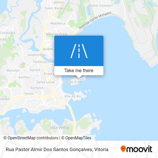 Rua Pastor Almir Dos Santos Gonçalves map