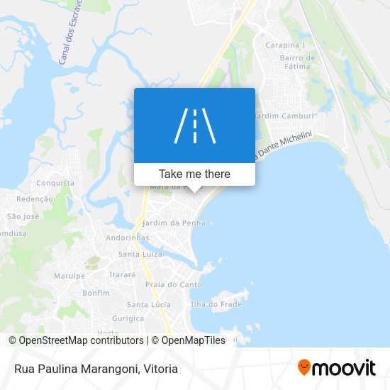 Rua Paulina Marangoni map
