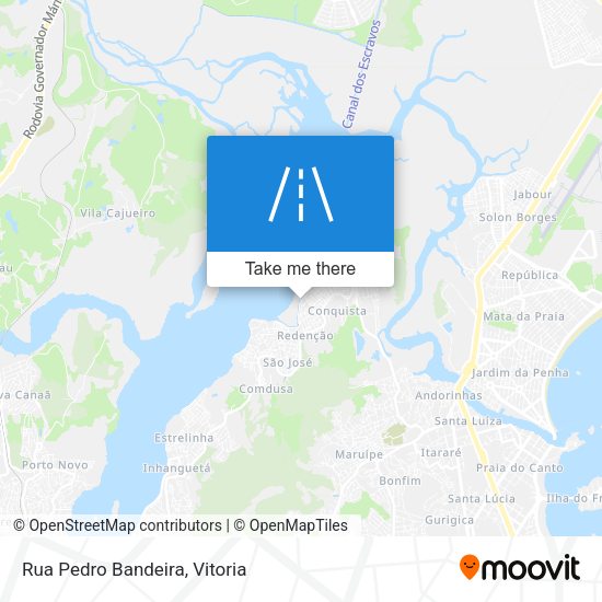 Rua Pedro Bandeira map