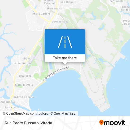 Rua Pedro Bussato map