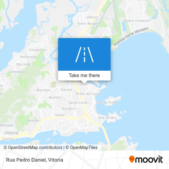 Rua Pedro Daniel map