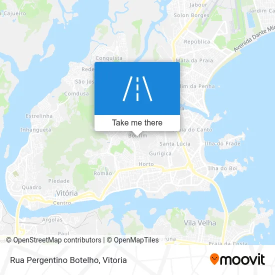 Rua Pergentino Botelho map