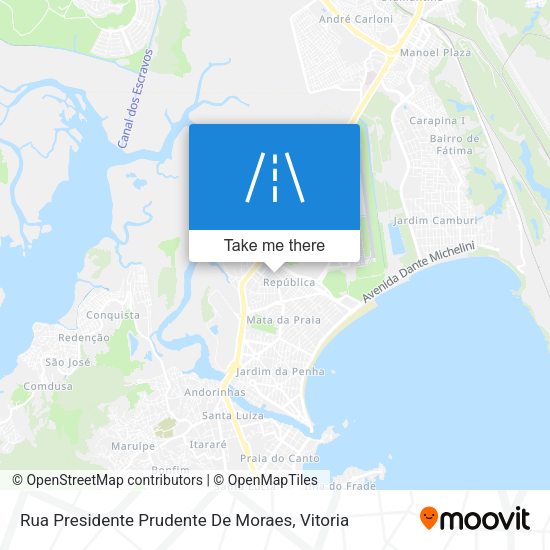 Rua Presidente Prudente De Moraes map