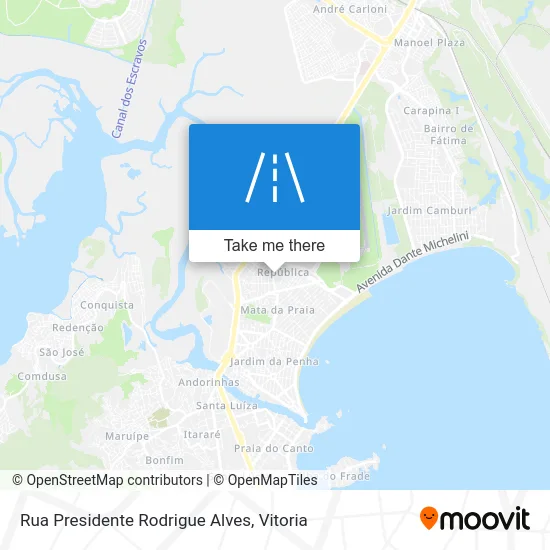 Rua Presidente Rodrigue Alves map