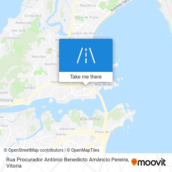 Rua Procurador Antônio Benedicto Amâncio Pereira map