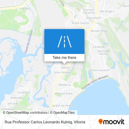 Rua Professor Carlos Leonardo Kulnig map