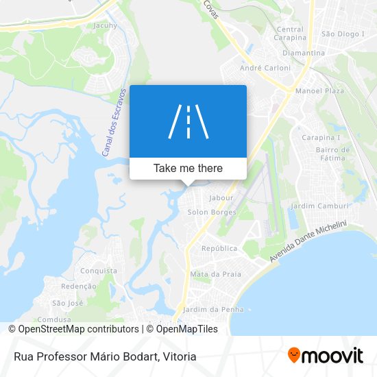Rua Professor Mário Bodart map