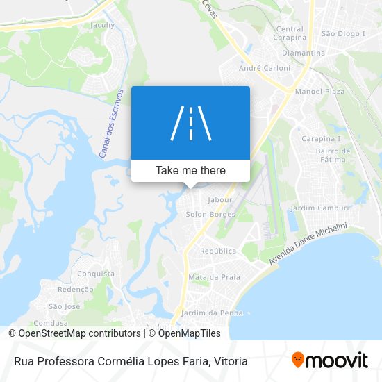 Rua Professora Cormélia Lopes Faria map