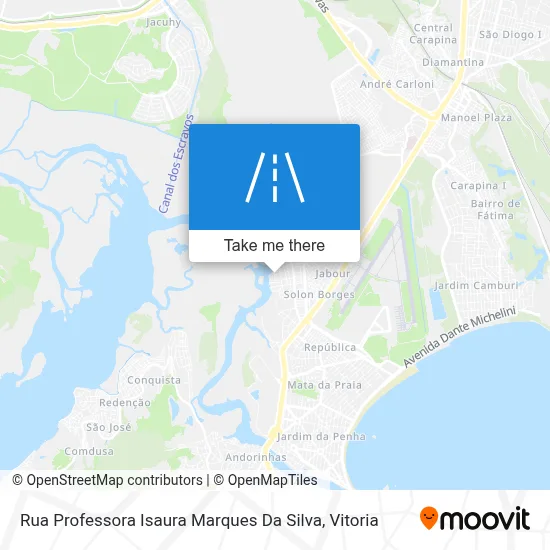 Rua Professora Isaura Marques Da Silva map