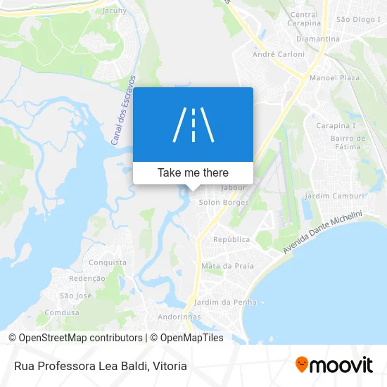 Rua Professora Lea Baldi map