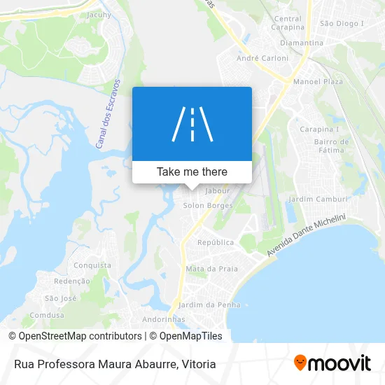 Rua Professora Maura Abaurre map
