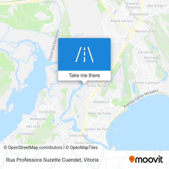 Rua Professora Suzette Cuendet map
