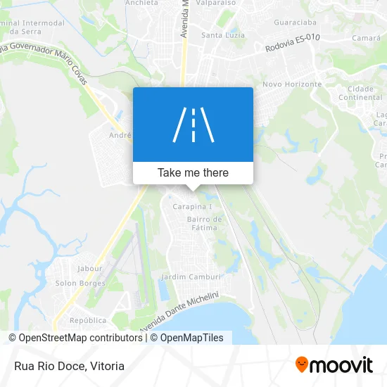 Rua Rio Doce map