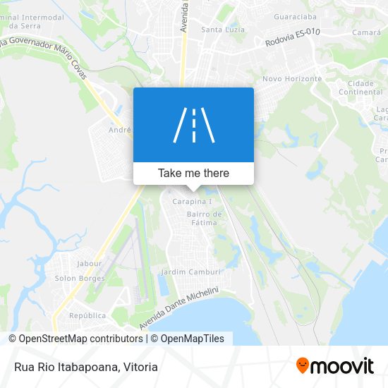 Rua Rio Itabapoana map