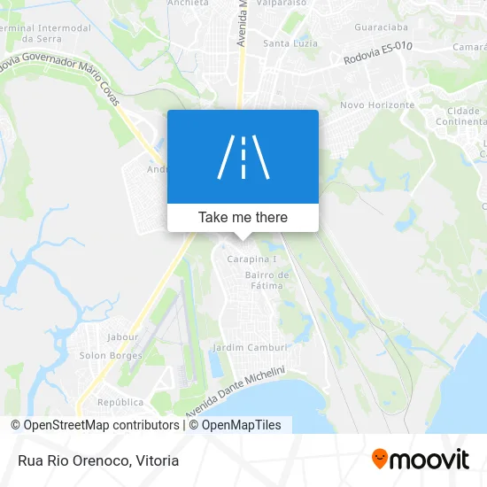 Rua Rio Orenoco map